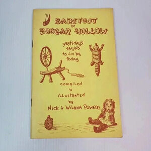 Barefoot in Boogar Hollow Yestiday's Sayin's to Liv By Today 1971 Paperback Vtg